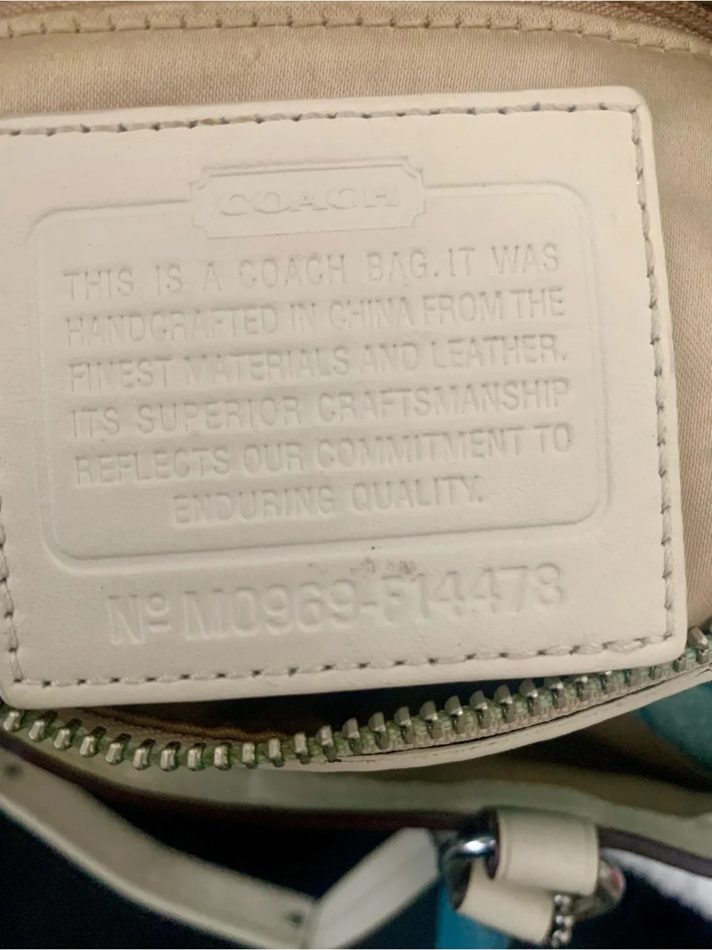 Coach Classic Signature Logo Satchel Purse & Wallet Set